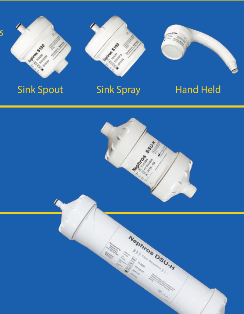Nephros Filters for Hospital Water Filtration TQM